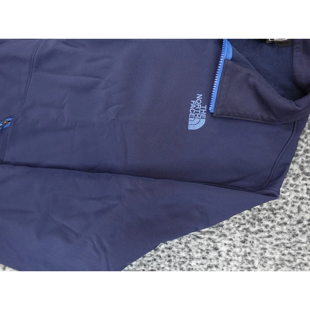 The North Face Softshell Jacket Mens XXL Navy Blue C687 Windproof